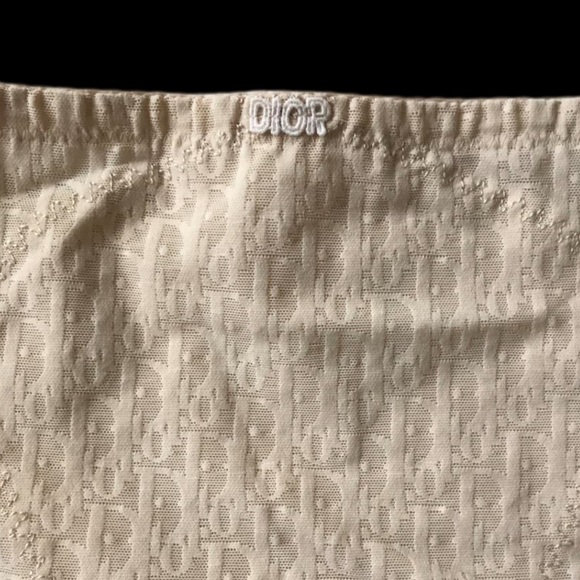 Dior Oblique Jacquard Sheer Monogram Logo Lingerie 70s Christian Dior shapewear - Picture 11 of 12